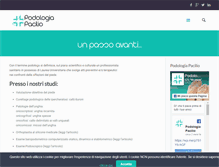 Tablet Screenshot of podologiapacilio.it